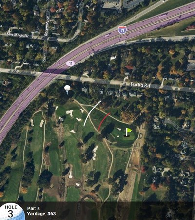 kenwood country club course cincinnati holes oh map